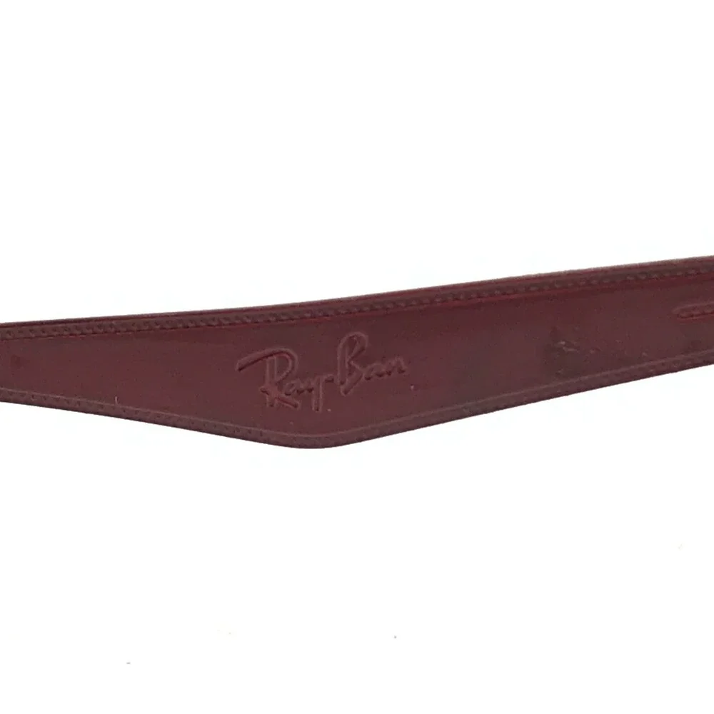 Ray-Ban Eyeglasses Frames RB6406 3024 Matte Grey Burgundy Red Round 49-18-140